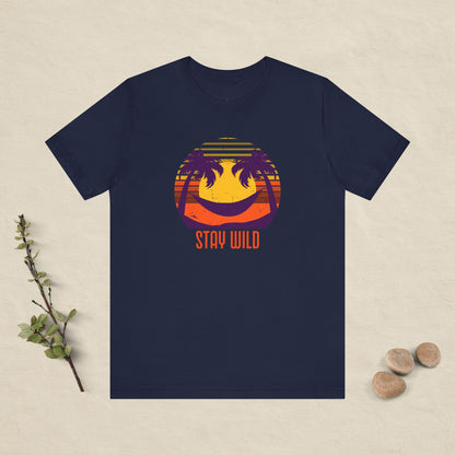 Stay Wild – Retro Sunset Hammock Tee