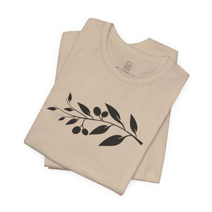 Olive Branch Minimalist Tee