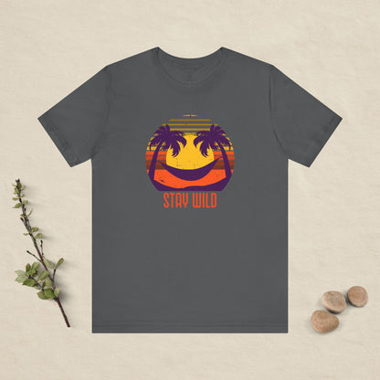 Stay Wild – Retro Sunset Hammock Tee