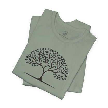 Tree of Calm Tee – Minimalist Nature Design