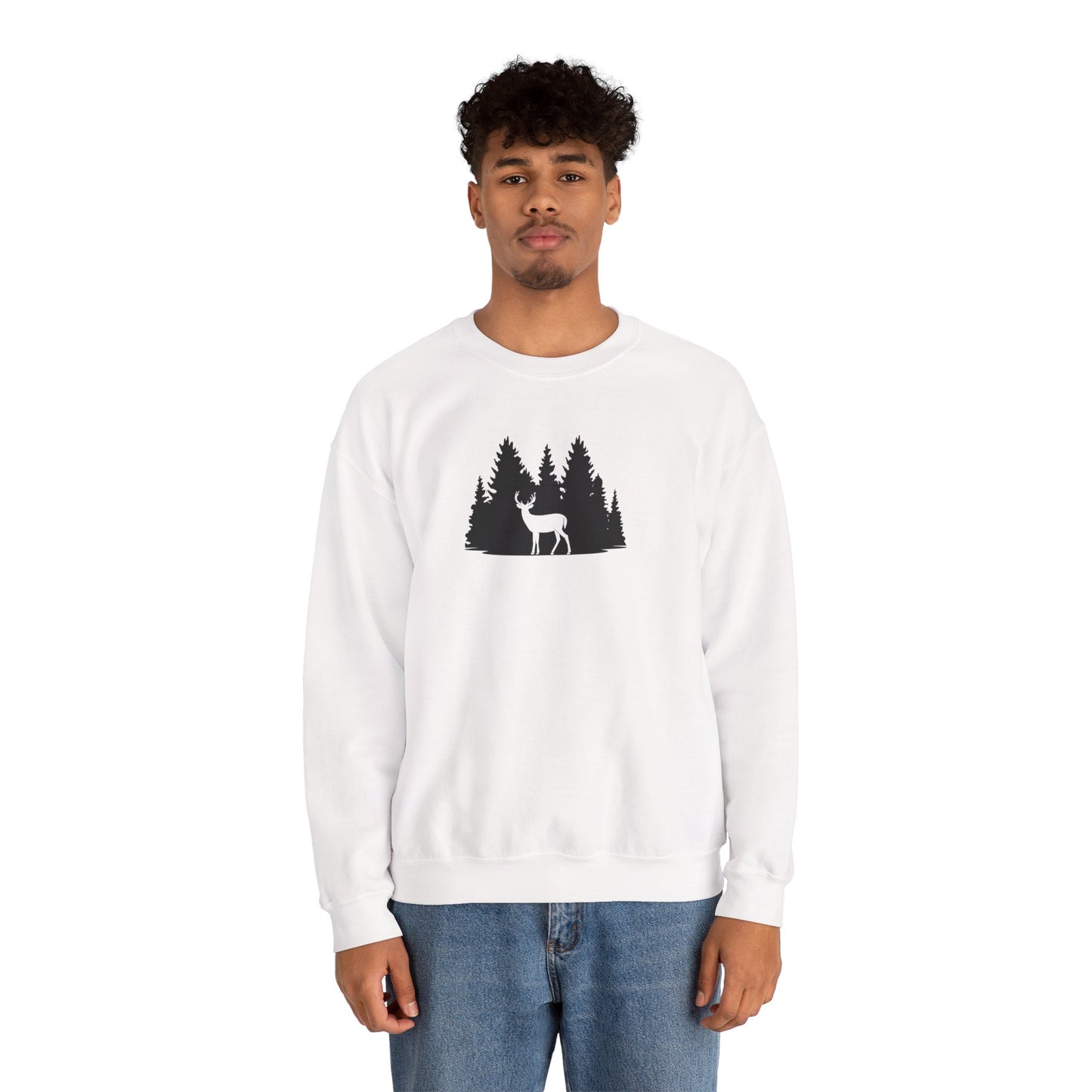 Deer in Pines Sweatshirt
