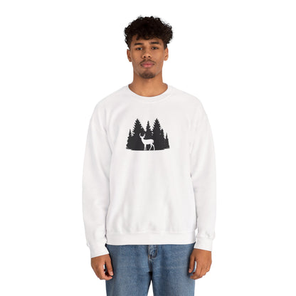 Deer in Pines Sweatshirt