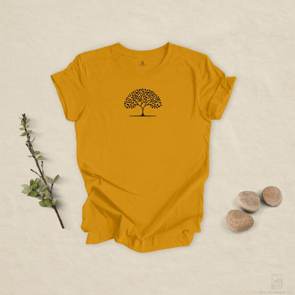 Tree of Calm Tee – Minimalist Nature Design