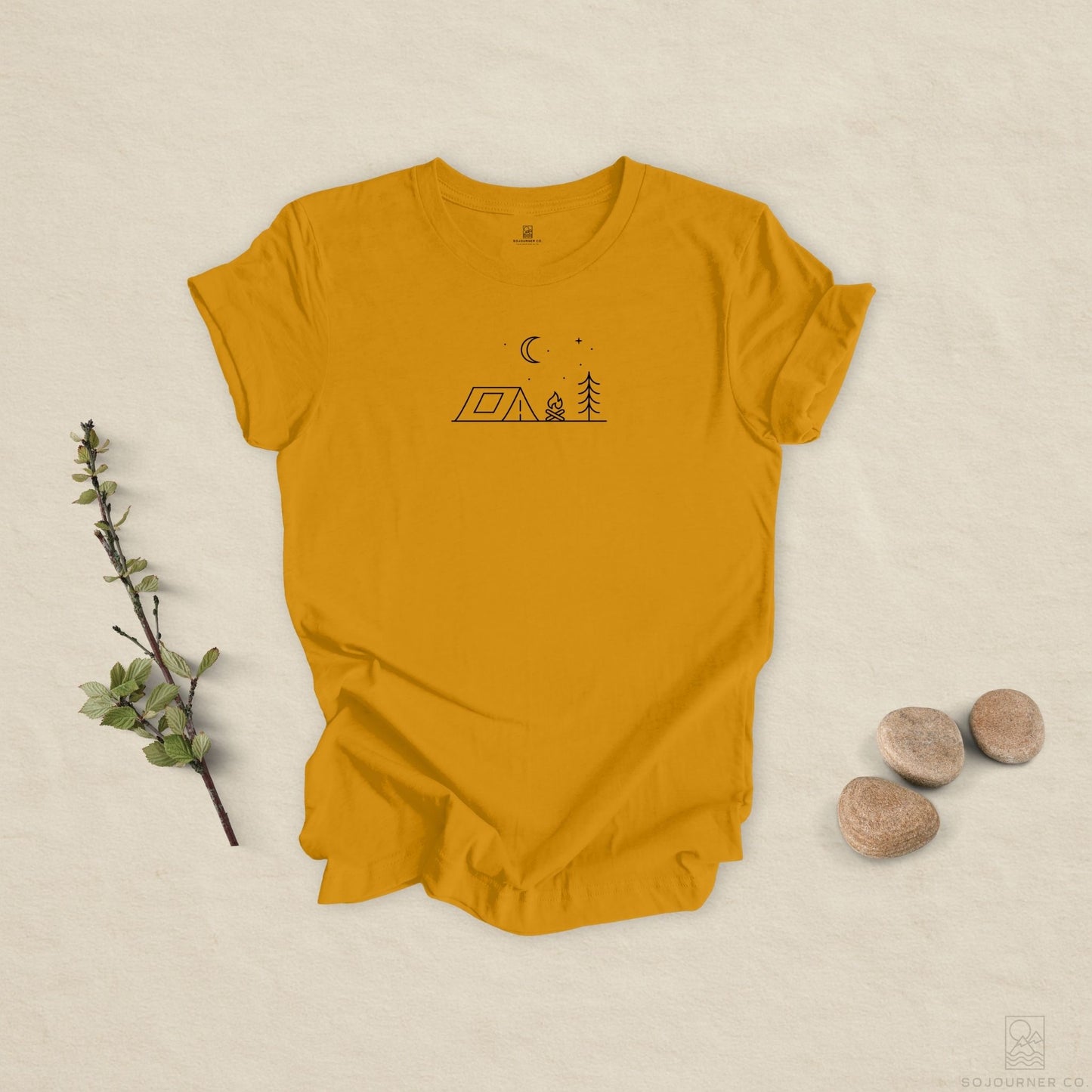Under the Quiet Sky – Minimalist Camping Tee