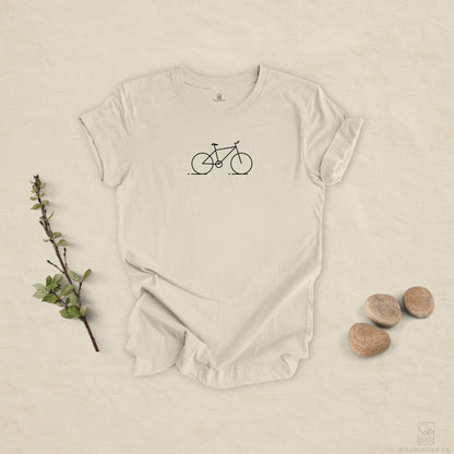 The Bike Tee – Minimalist Line Art Bicycle