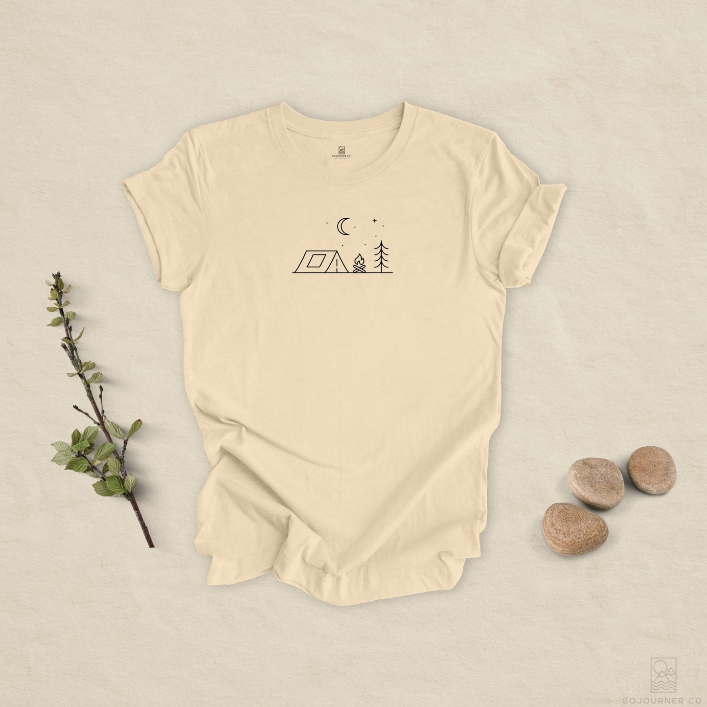 Under the Quiet Sky – Minimalist Camping Tee
