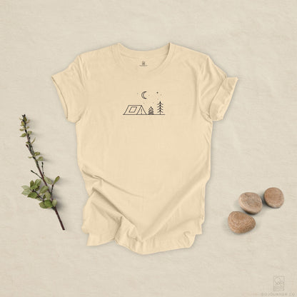 Under the Quiet Sky – Minimalist Camping Tee