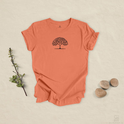 Tree of Calm Tee – Minimalist Nature Design