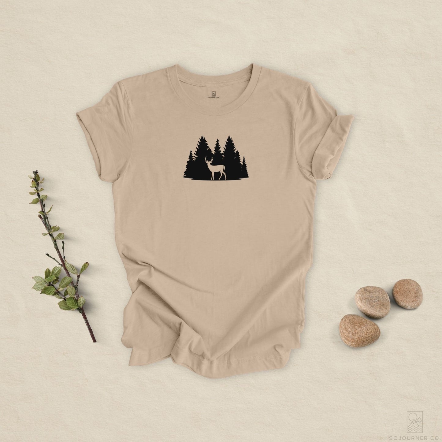 Deer in the Pines T-Shirt