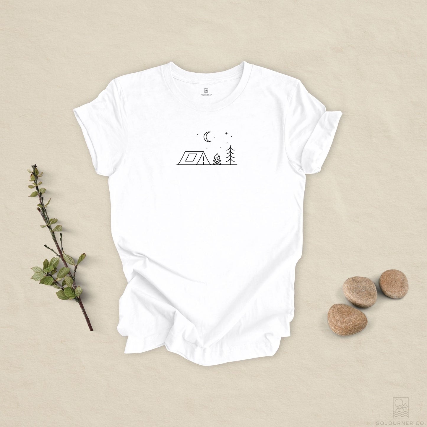 Under the Quiet Sky – Minimalist Camping Tee