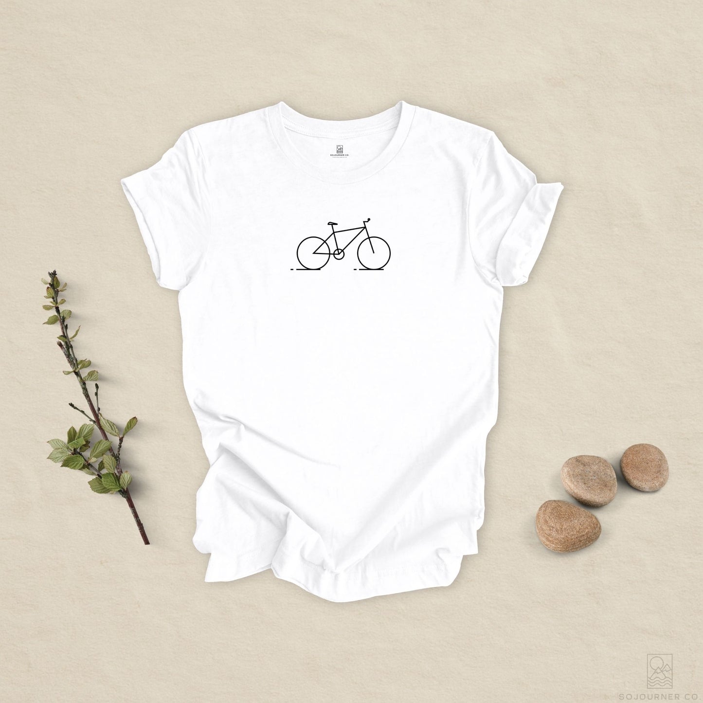 The Bike Tee – Minimalist Line Art Bicycle