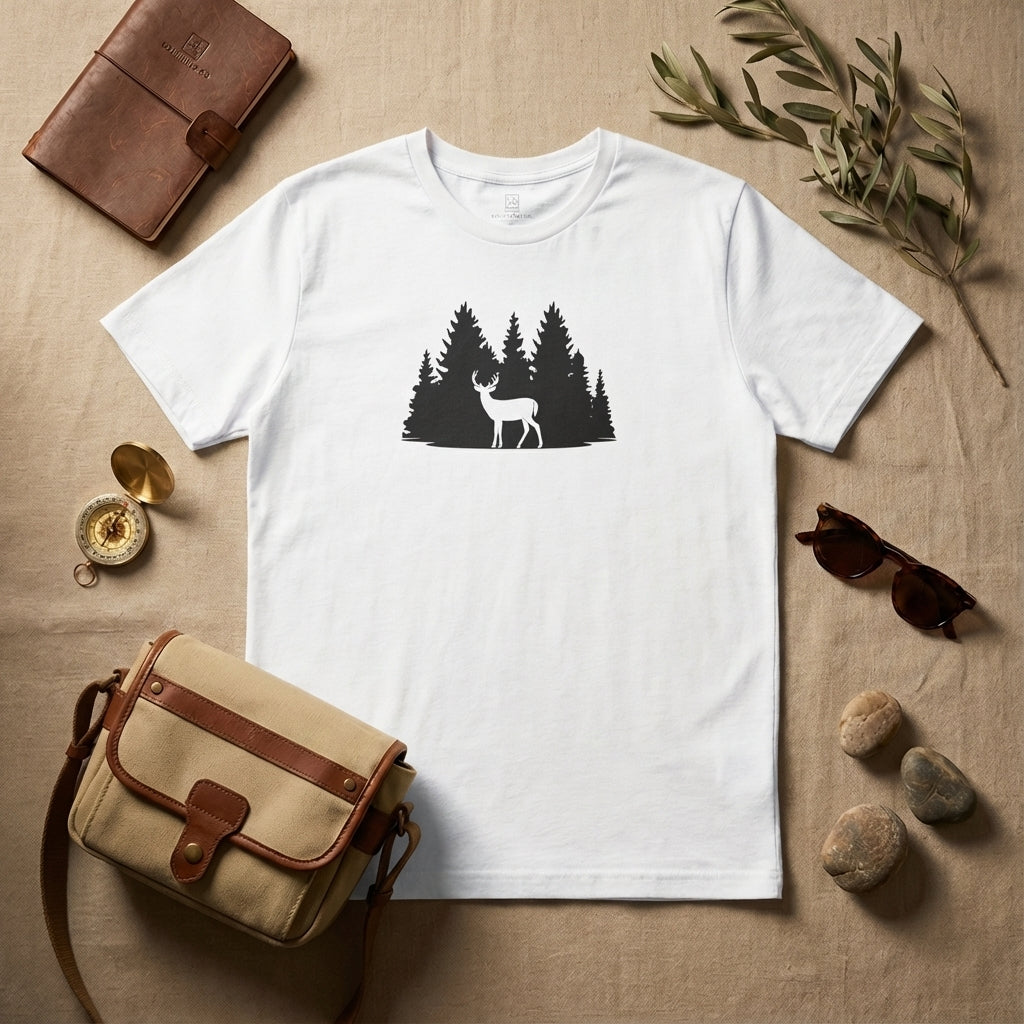 Deer in the Pines T-Shirt